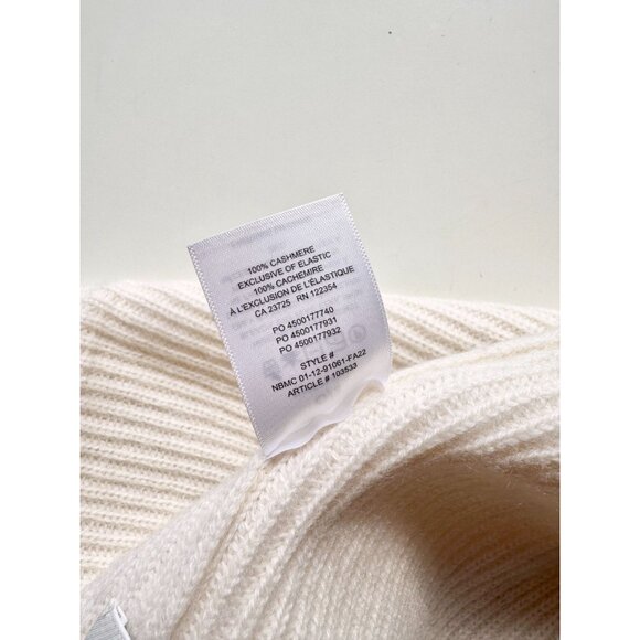 Aritzia BABATON LiteLuxe Birch Ribbed Cashmere Knit Beanie Toque Hat, One Size - Picture 9 of 12